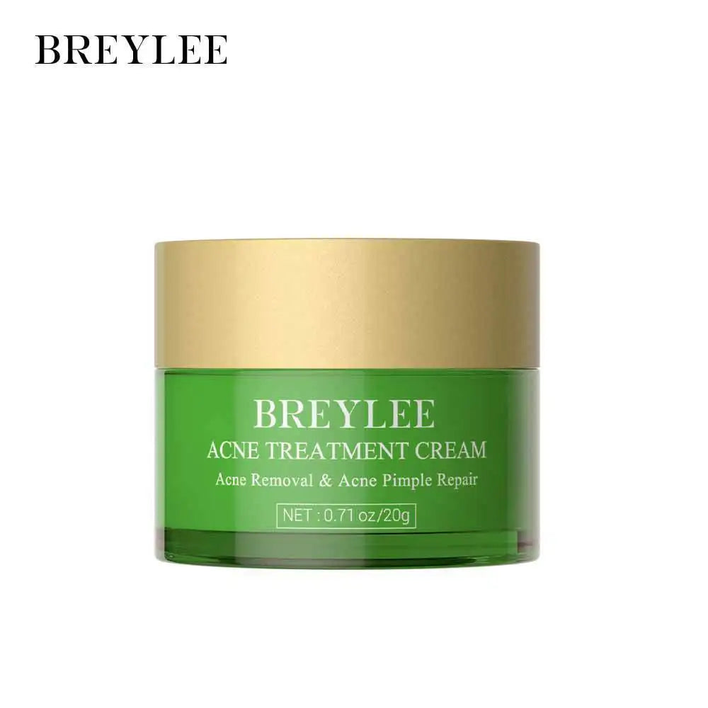 BREYLEE Complete Facial Skincare Set | Cleanser, Toner, Essence, Cream & Sheet Mask | For Acne-Prone, Oily & Combination Skin | 5pcs