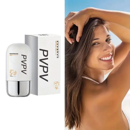 PVPV Liquid Sunscreen SPF 50 PA+++ | Summer Outdoor Sunblock for Face & Body | Moisturizing, Whitening & Skin Repair Protection