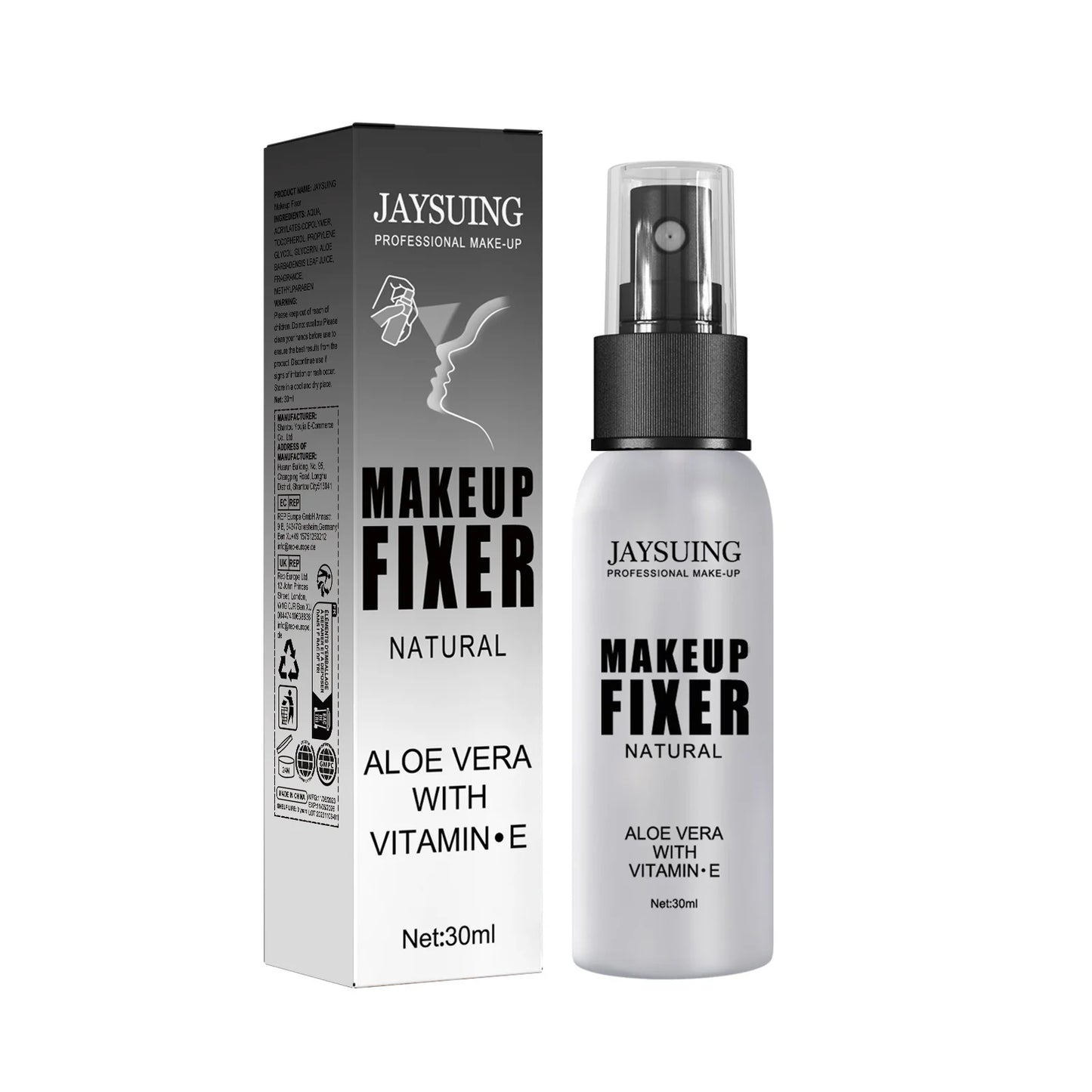 30ml Makeup Setting Spray For Face Transfer-proof Long-lasting Oil-free  No Separation Refreshing Quick Fixer Makeup Spray
