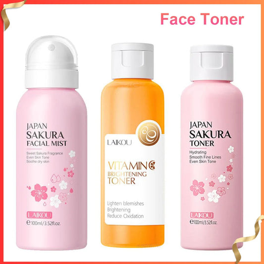 Vitamin C Toner with Sakura Essence | Moisturizing, Firming & Brightening | Rejuvenating Skincare | 100ml