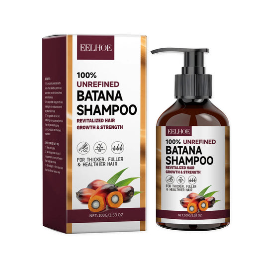 EELHOE Batana Hair Care Trio – 30ml Serum, 100ml Shampoo, 120ml Oil for Hair Growth, Repair & Moisture