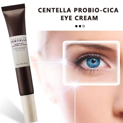 Centella Asiatica & Probiotics | Balances Skin Flora, Anti-Wrinkle, Fine Line Reduction | Eye Cream with Psoralen | 20ml