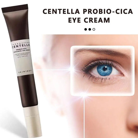 Centella Asiatica & Probiotics | Balances Skin Flora, Anti-Wrinkle, Fine Line Reduction | Eye Cream with Psoralen | 20ml
