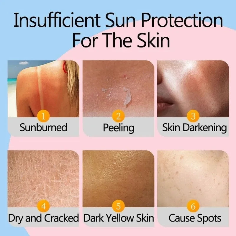 SADOER Sunscreen SPF 90+ PA+++ | Whitening, Waterproof & Sweatproof | Long-Lasting Moisturizing Sunblock | 50g