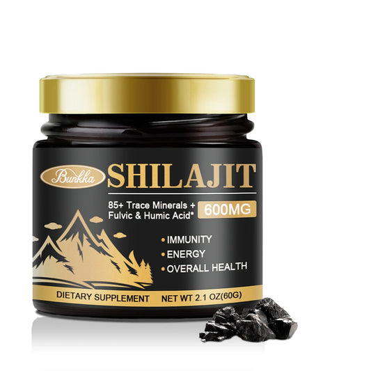 Bulla | Original Himalayan Shilajit Resin 600mg | Energy, Immunity, Hormone Balance, Skin & Overall Health | 60g