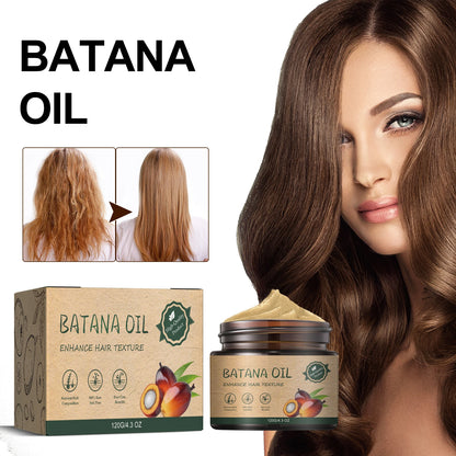 120g Batana Hair Cream Nourishes and Repairs Dry and Frizzy Hair, Softens and Cares for Hair with a Hair Mask