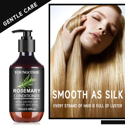 Rosemary Hair Care Kit 4in1 - Mask+Shampoo+Conditioner+Oil, with Biotin, Cleanses and Helps Strengthen Weak and Brittle Hair 4pc