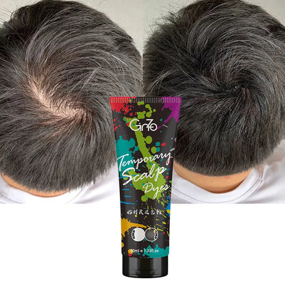 GINZO Hair Concealer for Men Waterproof Black Baldness Corrector Cream Thinning Hair Fillup Scalp Dye Beauty Health 40ML