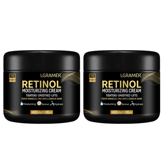 LGRAMER Retinol Moisturizing Cream – 60g Anti-Aging & Skin Repair Face Cream