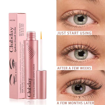 Eyebrow & Eyelash Growth Serum | Fast Growth, Enhancer, Extension, Fuller & Thicker Lashes | Clear Eyelash Care Liquid | 3.8g