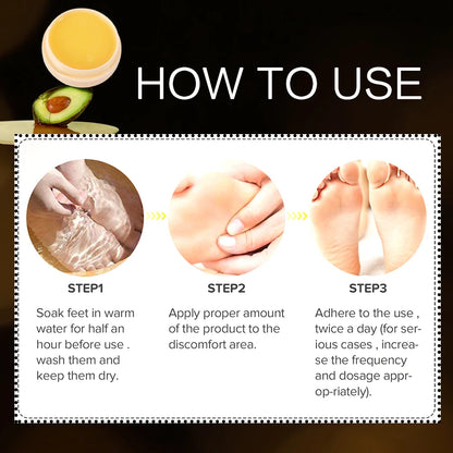 Intensive Cracked Skin Hydrating Balm – Ultra-Moisturizing Foot & Hand Cream for Dry, Rough Heels | Anti-Fissure & Nourishing