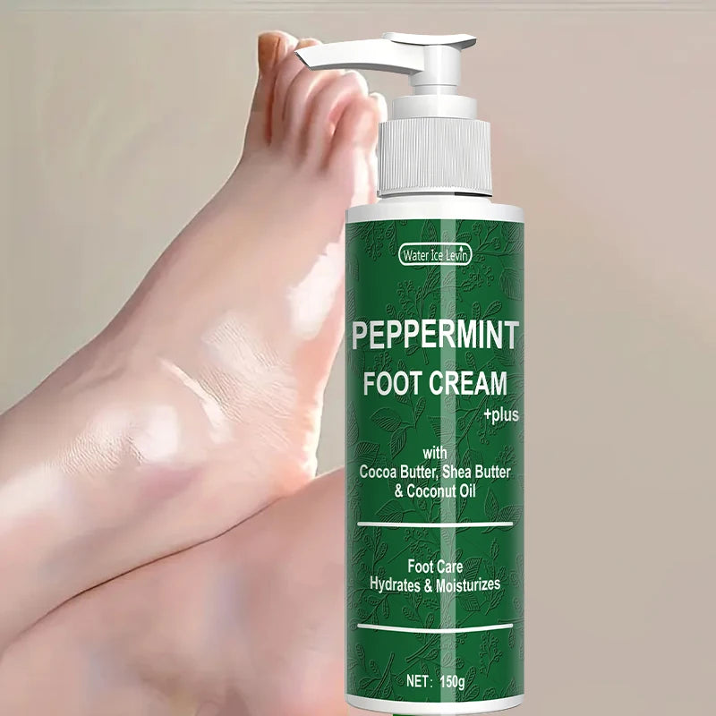 Mint Foot Cream - Moisturizing Skin - Alcohol-Free, Dry Foot Care Cream for Men and Women - Suitable for Dry Feet | Mint Foot Cream
