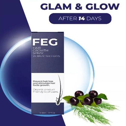 FEG Organic Hair Growth Spray Stimulate Hair Focile For Precent Hair Loss Growth Ownning Thicker Longer And Healthier Hair Care