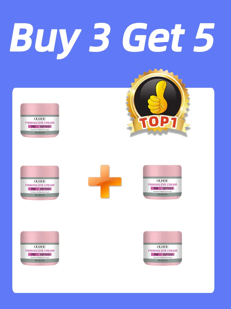 OUHOE | Peptide Firming Eye Cream | Wrinkle Reduction Around Eyes | 30g