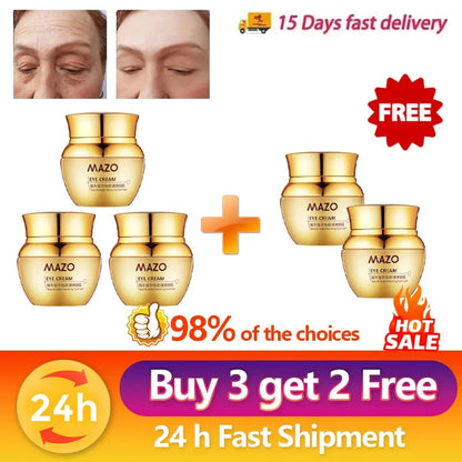MAZO | Snail Essence Eye Cream | Anti-Aging, Anti-Wrinkle, Firming, Moisturizing, Brightening, Lifting, Repair, Instant Effect, Nourishing & Rejuvenating