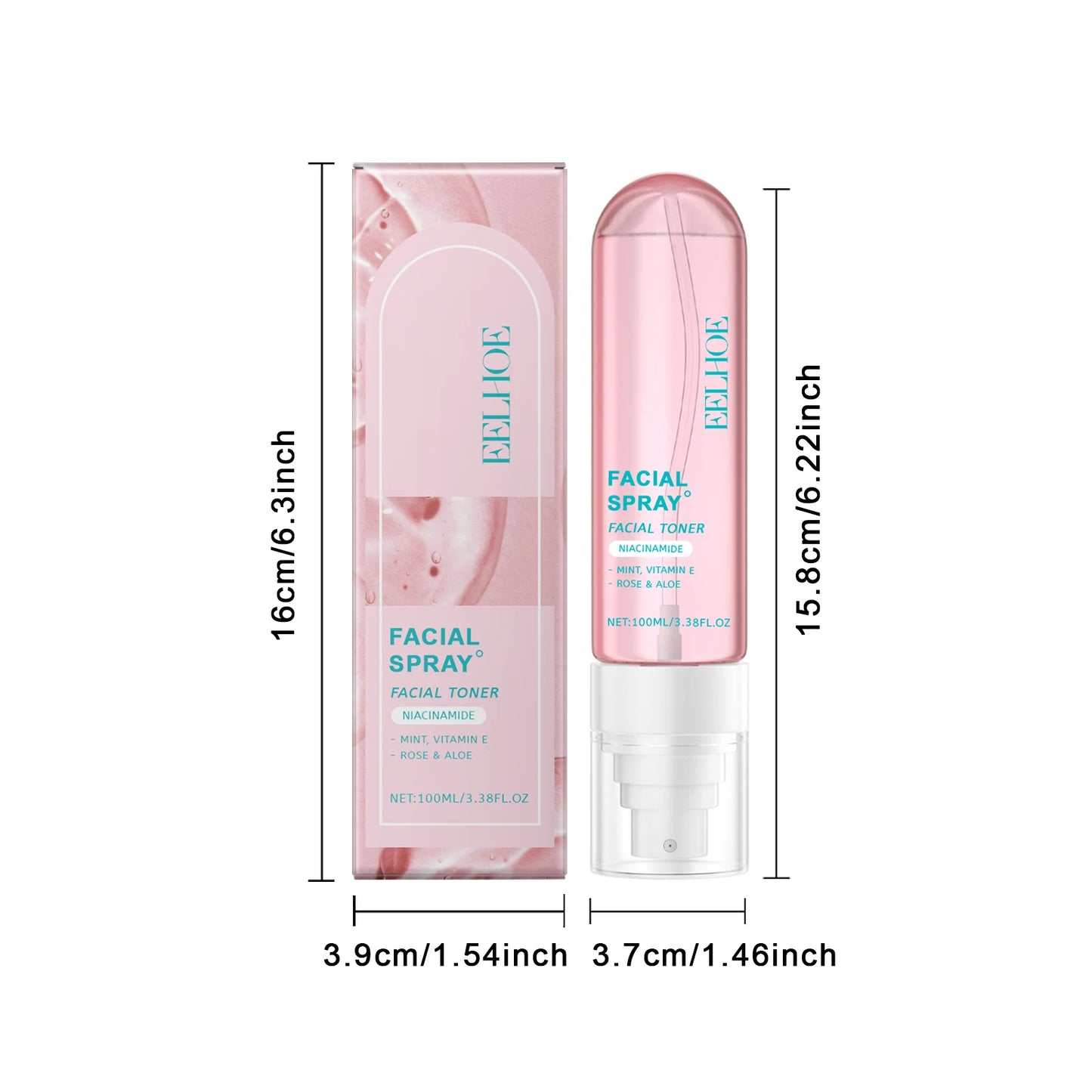 Niacinamide Toner Spray | Moisturizing, Brightening & Tone-Perfecting Skincare | Hydrates & Smooths Dull Skin