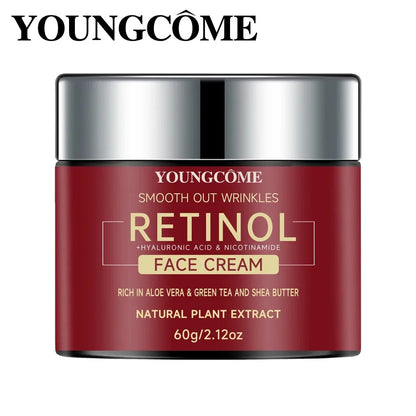 YOUNGCOME Retinol Lifting & Firming Face Cream | With Hyaluronic Acid, Niacinamide, Aloe Vera & Green Tea | Anti-Aging, Moisturizing & Brightening