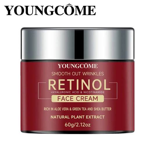 YOUNGCOME Retinol Lifting & Firming Face Cream | With Hyaluronic Acid, Niacinamide, Aloe Vera & Green Tea | Anti-Aging, Moisturizing & Brightening