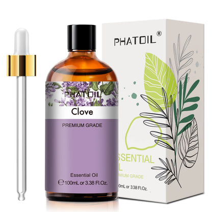 PHATOIL 100ml Natural Essential Oil For Skin Aromatherapy Diffuser Eucalyptus Lavender Vanilla Rose Fragrance Essential Oils