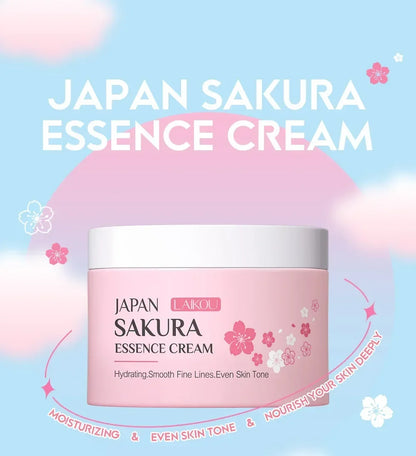 LAIKOU Japan Sakura Face Cream | Hydrating, Whitening & Oil Control | Smooths Fine Lines & Evens Skin Tone | 25g
