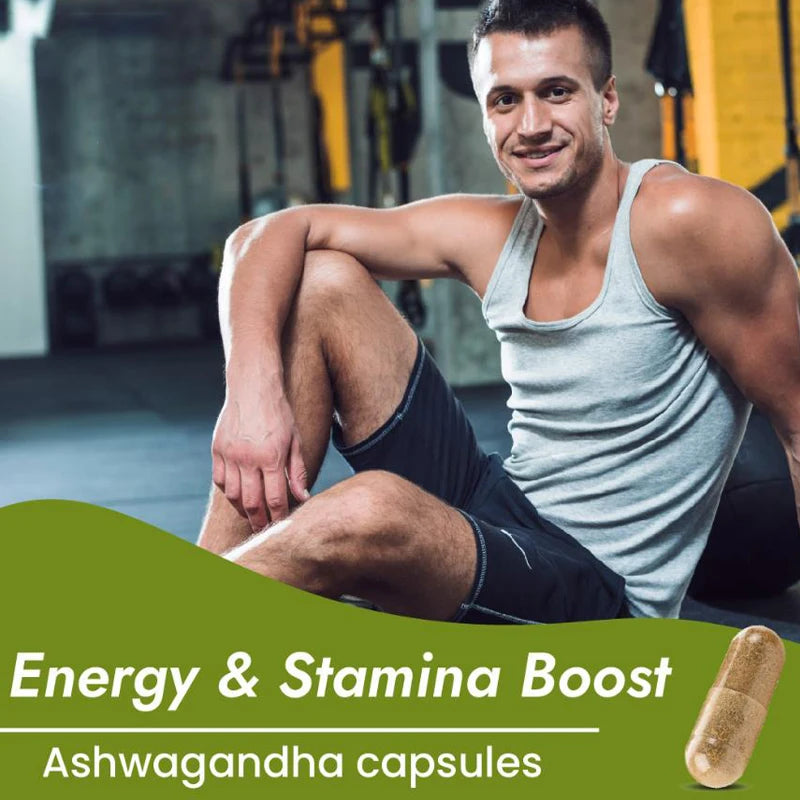 Sea Moss, Black Seed & Ashwagandha Capsules | Men's Health, Endurance & Immunity Support