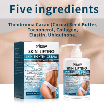 Tightening Body Lotion Cream Lifting Firming Skin Anti Dryness Brightening Collagen Improve Sagging Reduce Knee Thigh Melanin
