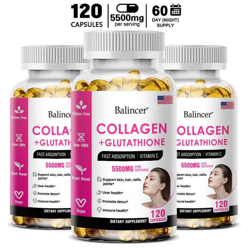 Balincer | Collagen + Glutathione with Vitamin C | Hair, Skin, Nails & Joint Support