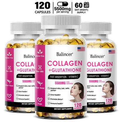 Balincer | Collagen + Glutathione with Vitamin C | Hair, Skin, Nails & Joint Support