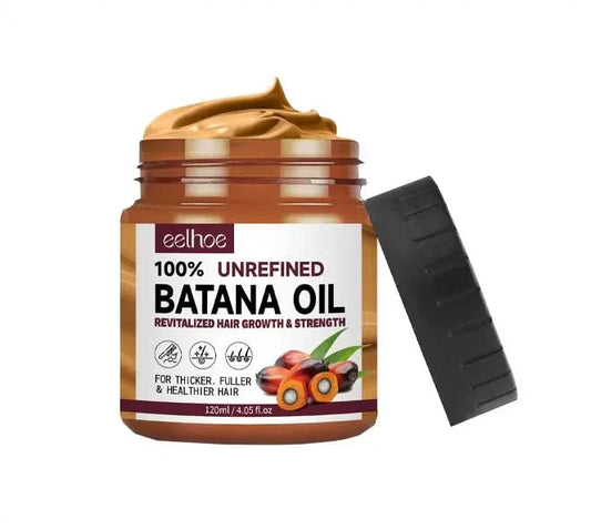 EELHOE Batana Hair Oil – 120ml Unrefined Nourishing Serum for Shine, Frizz Control & Hair Strengthening