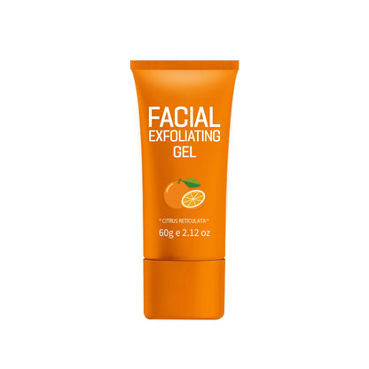 60g Citrus Facial Exfoliating Gel Gentle Peel for Glowing Skin - Removes Dead Cells Deep Cleansing Pore for Skin Care Face Scrub