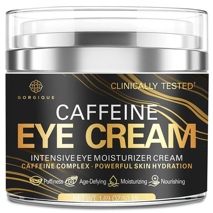 Caffeine Eye Cream | Anti-Aging, Dark Circle & Puffiness Reduction, Under-Eye & Face Tightening
