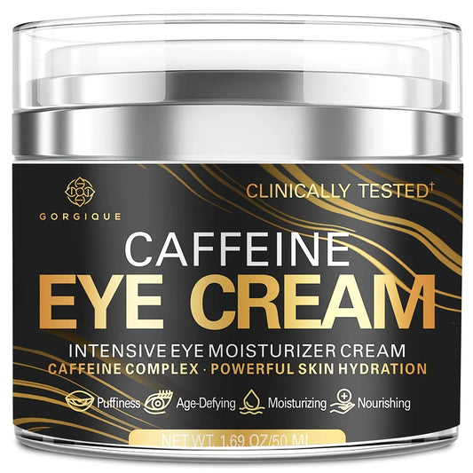 Caffeine Eye Cream | Anti-Aging, Dark Circle & Puffiness Reduction, Under-Eye & Face Tightening