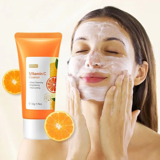 Fenyi | Vitamin C & Cherry Blossom Cleanser | Deep Cleansing, Moisturizing & Blackhead Care