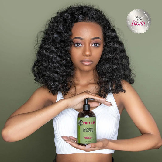 Shampoo alecrim hortelã hidratante condicionador tratamento do couro cabeludo refrescante óleo controle anti-caspa 355 ml