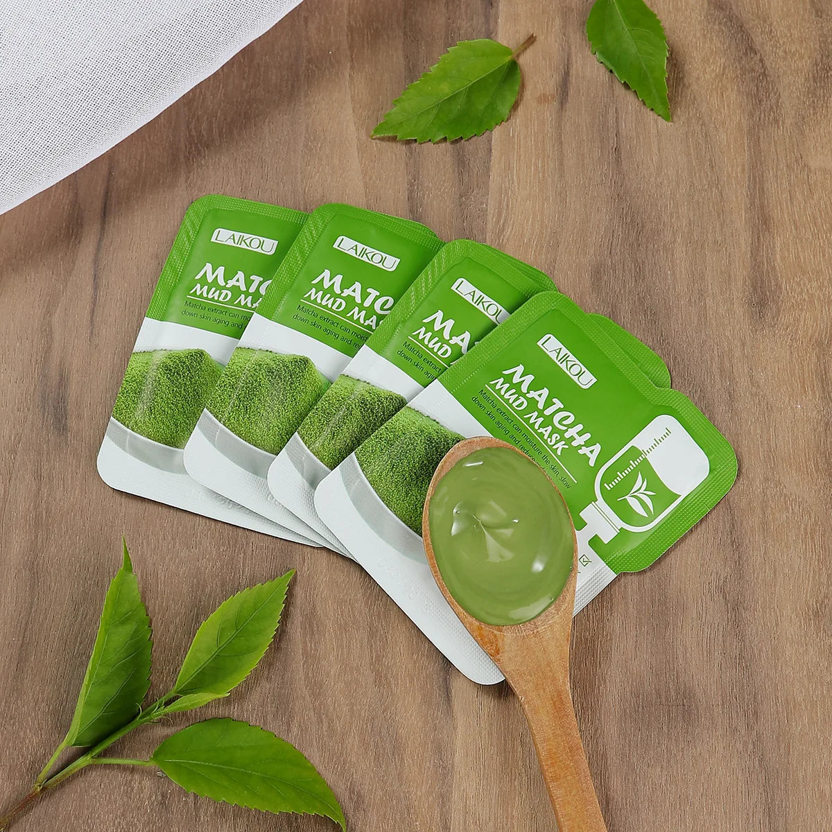 Green Tea & Sakura Skincare Kit | Korean Cosmetics for Women | Moisturizing, Acne Care & Exfoliating Face Set