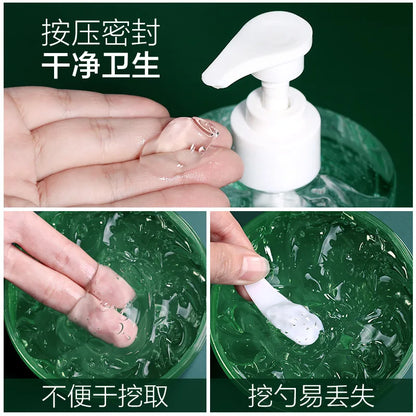 Natural Aloe Vera Gel 99% Acne Scars After Sun Repair Moisturizing Soothing Face Hand Body Day Cream Skin Care