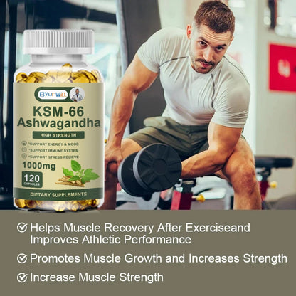 Byurwill | KSM-66 Ashwagandha-Dietary Supplements | Supports Stress, Mood & Energy