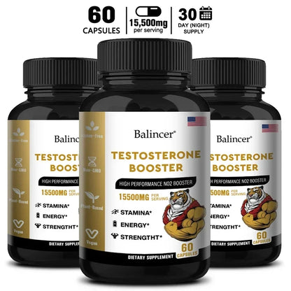 Balincer | Plant Based Testosterone Booster | Energy, Stamina & Muscle Support
