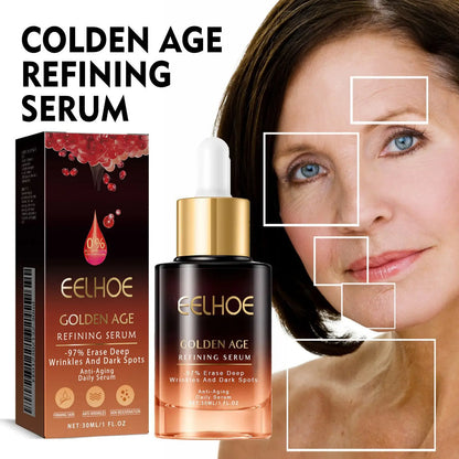 GELHOE Golden Age Refining Serum | Instant Wrinkle Removal, Firming & Lifting | Anti-Aging, Puffiness Reduction & Brightening | 10ml