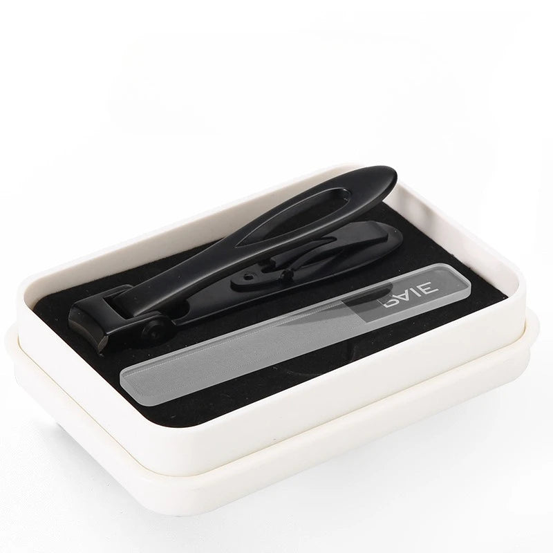 Professional Stainless Steel Nail Clippers Set for Thick Nails Anti-Splash Sharp Trimmer Nail Pedicure Manicure Tools for Men