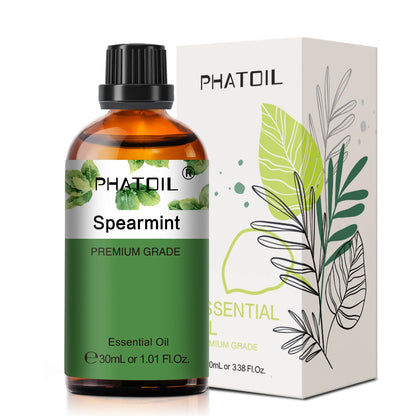 PHATOIL 1PCS Aromatherapy Essential Oil 30ml Lemon Eucalyptus Spearmint Australian Tea Tree Juniper Rose Aroma Essential Oils