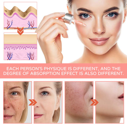 JAY SUING 5-in-1 Professional Facial Serum | Hyaluronic Acid, Vitamin C, Niacinamide, Collagen & Vitamin E | Anti-Wrinkle, Spot-Fading & Pore-Minimizing | 30ml