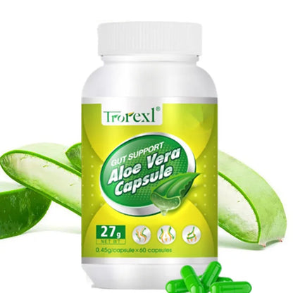 Trorexl® | Organic Aloe Vera Capsules | Gut Support, Digestive Health | 60 Capsules