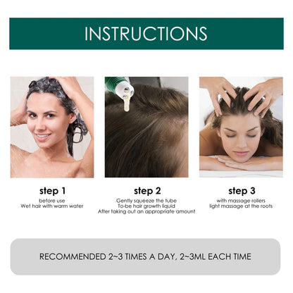 Anti-Hair Loss Serum Thinning Balding Treatment Oil Strengthen Hair Roots For Scalp Health Care Essence 20/30ml