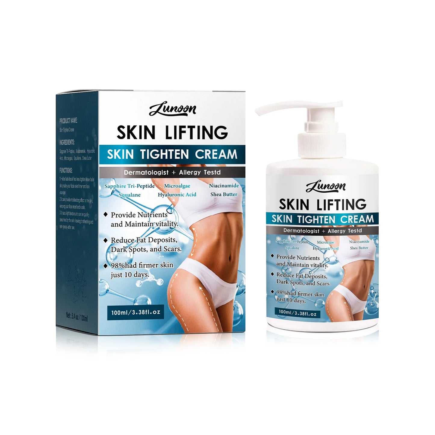 Tightening Body Lotion Cream Lifting Firming Skin Anti Dryness Brightening Collagen Improve Sagging Reduce Knee Thigh Melanin