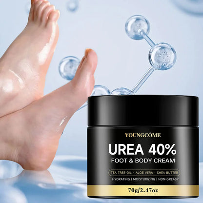 Urea 40% Cream Foot Cream for Dry Cracked Feet Heels Knees Hands Repair Treatment,Moisturizer Dead Skin Remover Foot Cream