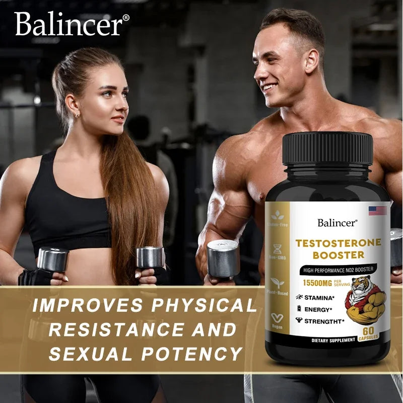Balincer | Plant Based Testosterone Booster | Energy, Stamina & Muscle Support