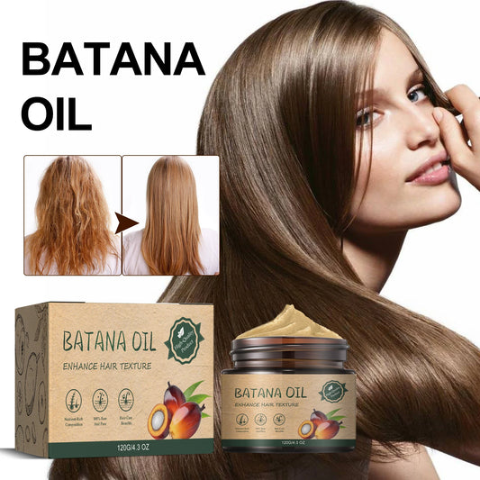 120g Batana Hair Cream Nourishes and Repairs Dry and Frizzy Hair, Softens and Cares for Hair with a Hair Mask