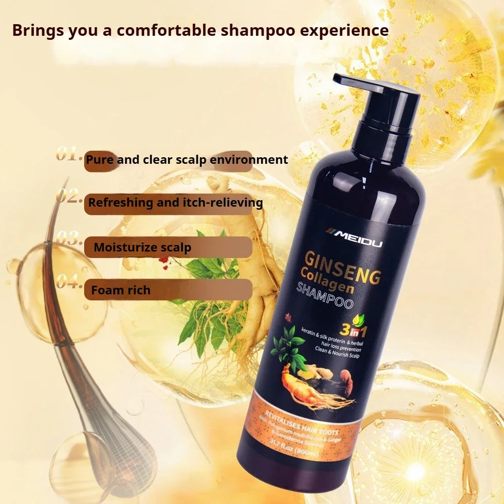 Meidu Profissional Hair & Scalp Nourishing Shampoo and Conditioner Keratin Hair Mask Set Straightening Smoothing Hair Care