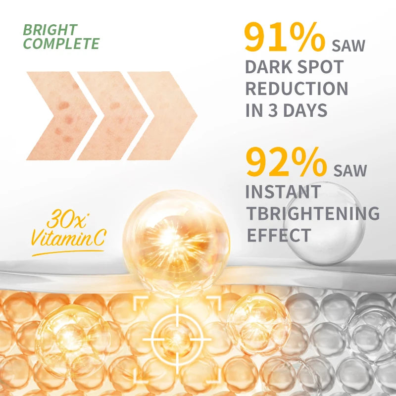 Garnier Bright Complete Booster Serum | 30x Vitamin C + Niacinamide | Whitening, Acne Mark Fading & Skin Tone Brightening | 30ml